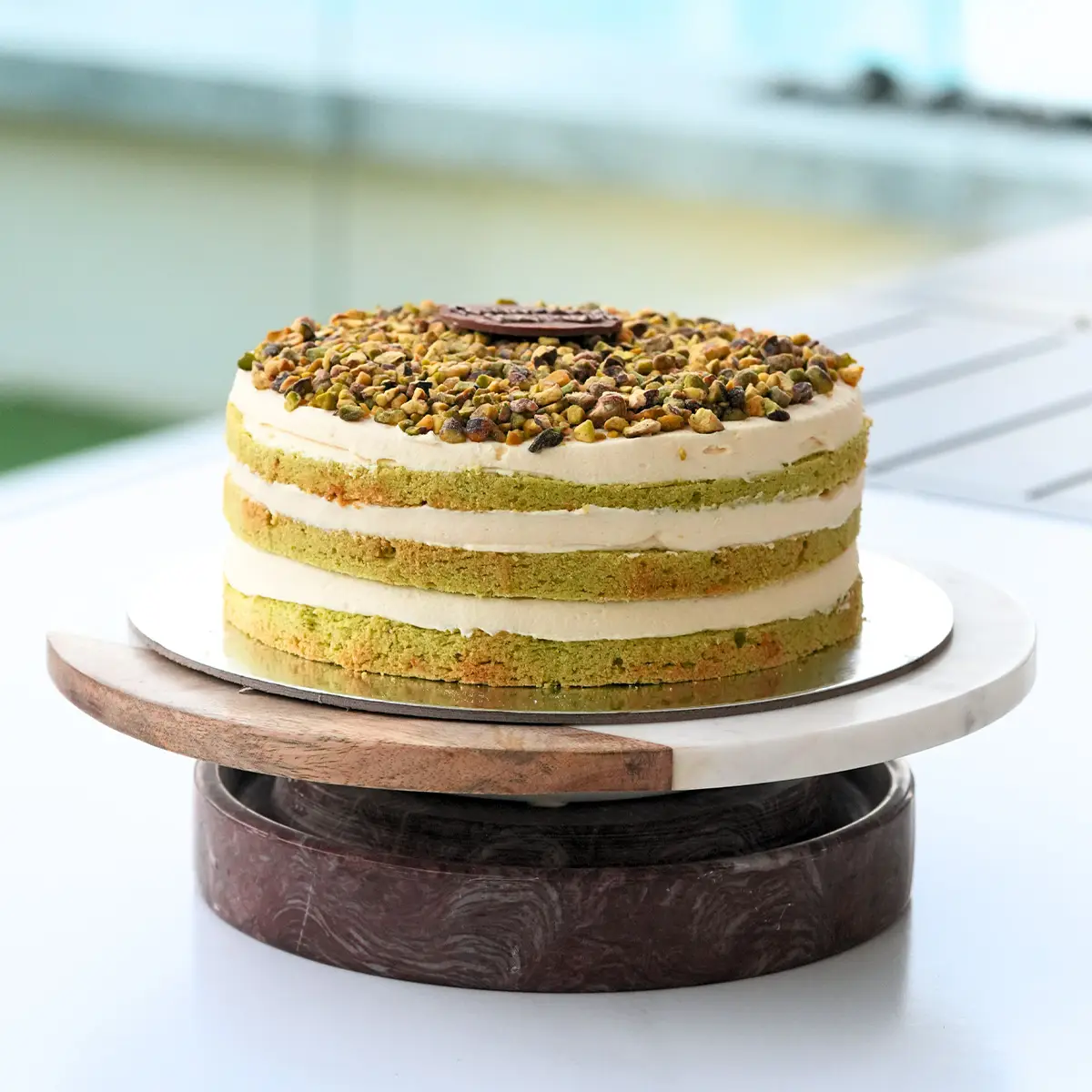 Healthy Ramadan Empress Pistachio Cake hOLa Keto UAE Delivery in Dubai, Abu Dhabi, Sharjah, Al Ain, Fujairah, Ajman & Ras Al Khaimah