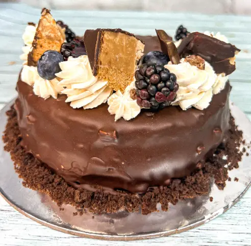 Keto Snickers Cake Keto Snickers Cake